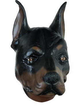 Máscara para disfraz de perro doberman furioso Ghoulish Productions