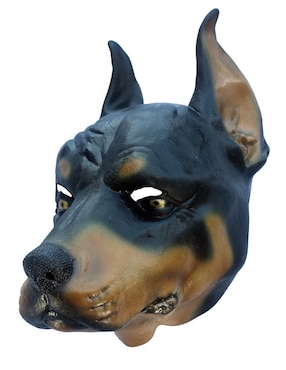 Máscara para disfraz de perro doberman furioso Ghoulish Productions