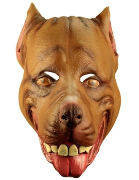 Máscara para disfraz de Perro Pitbull Riendo Animals Ghoulish Productions