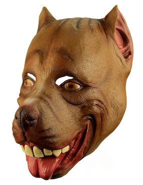 Máscara para disfraz de Perro Pitbull Riendo Animals Ghoulish Productions