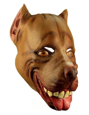 Máscara para disfraz de Perro Pitbull Riendo Animals Ghoulish Productions