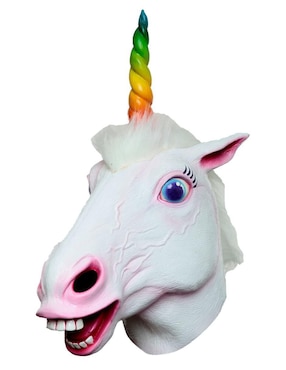 Máscara para disfraz de Unicornio pride Animals Ghoulish Productions