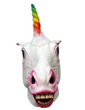 Máscara para disfraz de Unicornio pride Animals Ghoulish Productions