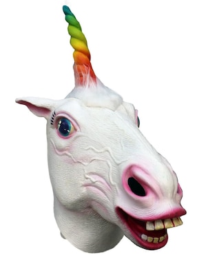 Máscara para disfraz de Unicornio pride Animals Ghoulish Productions