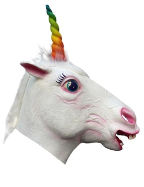 Máscara para disfraz de Unicornio pride Animals Ghoulish Productions
