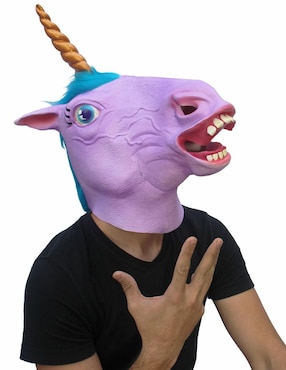 Máscara para disfraz de Pony Unicornio Animals Ghoulish Productions