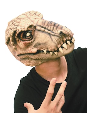 Máscara para disfraz de Dinosaurio T Rex Animales Ghoulish Productions