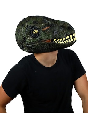 Máscara para disfraz de Velociraptor salvaje Animals Ghoulish Productions
