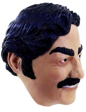 Máscara para disfraz de Pablo Escobar Cosplay Famous People Ghoulish Productions