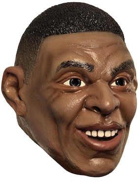 Máscara para disfraz de Futbolista Mbappé Famous People Ghoulish Productions