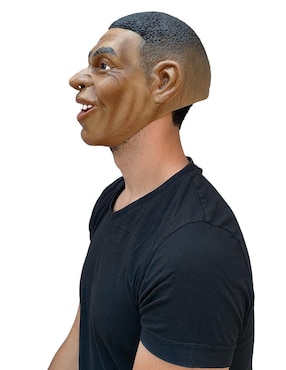 Máscara para disfraz de Futbolista Mbappé Famous People Ghoulish Productions