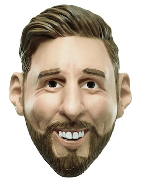 Máscara para disfraz de Futbolista L. Messi Famous People Ghoulish Productions