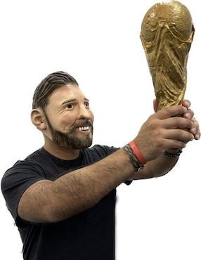 Máscara para disfraz de Futbolista L. Messi Famous People Ghoulish Productions