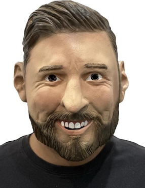Máscara para disfraz de Futbolista L. Messi Famous People Ghoulish Productions