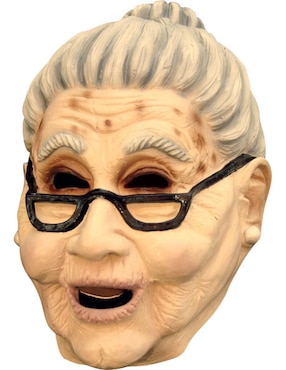 Máscara para disfraz de Abuelita tejedora Humor Ghoulish Productions