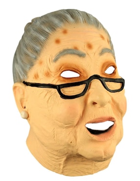 Máscara para disfraz de Abuelita tejedora Humor Ghoulish Productions