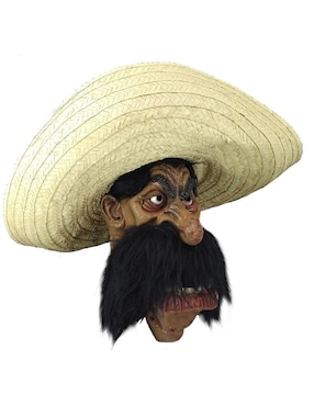 Máscara para disfraz de Emiliano Zapata Humor Ghoulish Productions
