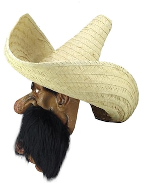 Máscara para disfraz de Emiliano Zapata Humor Ghoulish Productions