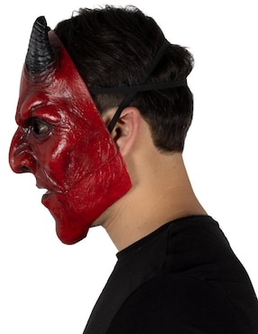 Máscara para disfraz de Demonio Lucifer Moving Mouth Ghoulish Productions