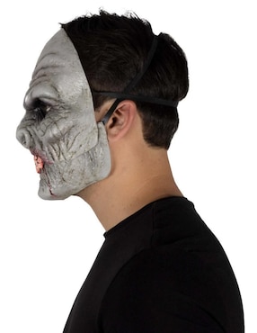 Máscara para disfraz de Vampiro sanguinario Moving Mouth Ghoulish Productions
