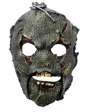Máscara para disfraz de Espantapájaros Moving Mouth Ghoulish Productions