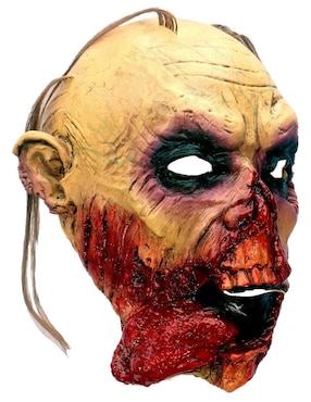 Máscara para disfraz de zombie con lengua Junior masks Ghoulish Productions