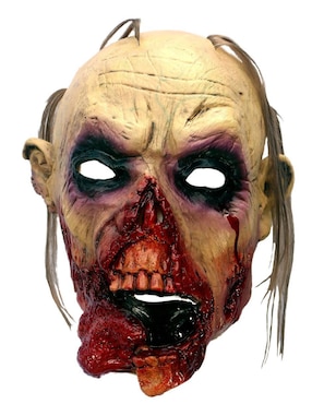 Máscara para disfraz de zombie con lengua Junior masks Ghoulish Productions