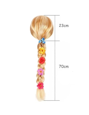Peluca para disfraz Rapunzel Güish