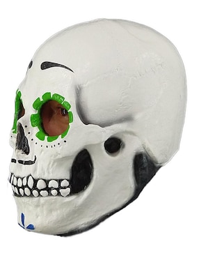 Máscara para disfraz de calavera festiva Day of the dead Ghoulish Productions