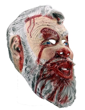 Máscara para disfraz de Santa Claus sangriento Horror Xmas Ghoulish Productions