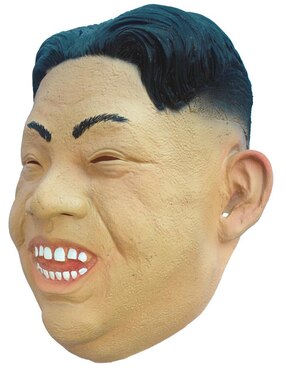Máscara para disfraz de presidente Kim Jong-Un Famous People Ghoulish Productions