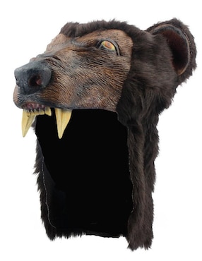 Casco para disfraz de animal oso salvaje Ghoulish Productions