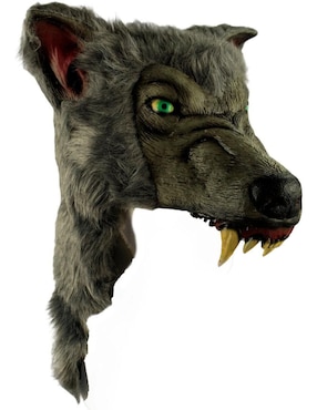 Casco para disfraz de cazador lobo salvaje Ghoulish Productions