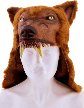 Casco para disfraz de animal lobo salvaje Ghoulish Productions