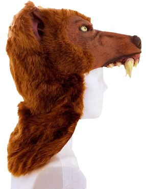Casco para disfraz de animal lobo salvaje Ghoulish Productions