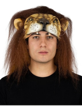 Casco para disfraz de gran cazador de leones Ghoulish Productions