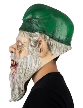 Máscara para disfraz de Gnomo Navideño Maligno Horror Xmas Ghoulish Productions