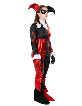 Disfraz Ghoulish Productions DC Core de Harley Quinn para mujer