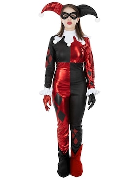 Disfraz Ghoulish Productions DC Core de Harley Quinn para mujer