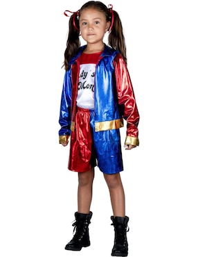 Disfraz Ghoulish Productions DC Harley Quinn para niña