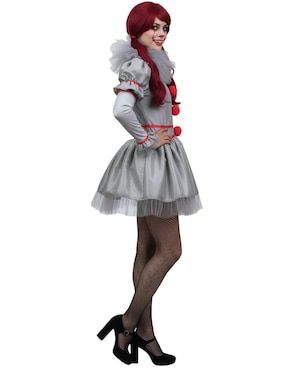 Disfraz Ghoulish Productions de payaso Pennywise para mujer