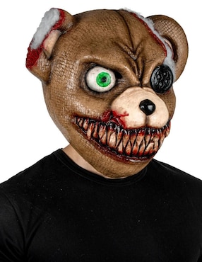Máscara para disfraz de Oso terrorífico Smile Bear Creepy Ghoulish Productions