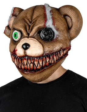 Máscara para disfraz de Oso terrorífico Smile Bear Creepy Ghoulish Productions