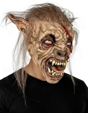Máscara para disfraz de Bestia Nocturna Lobo Zombie Ghoulish Productions
