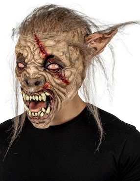 Máscara para disfraz de Bestia Nocturna Lobo Zombie Ghoulish Productions