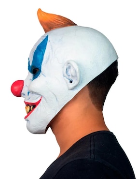 Máscara para disfraz de Payaso Dientes Chuecos Clowns Rev