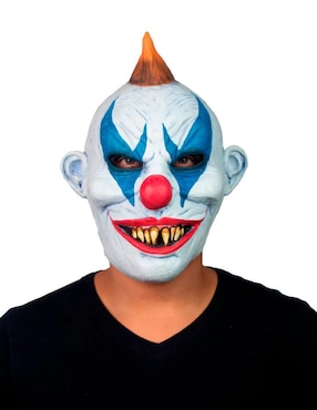 Máscara para disfraz de Payaso Dientes Chuecos Clowns Rev