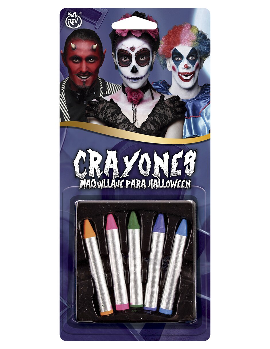 Set de 5 crayones para Halloween REV