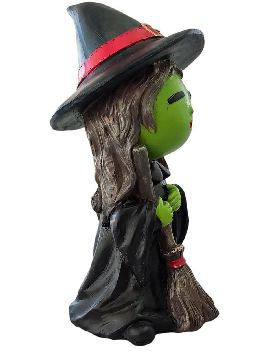 Figura decorativa con forma de bruja 2