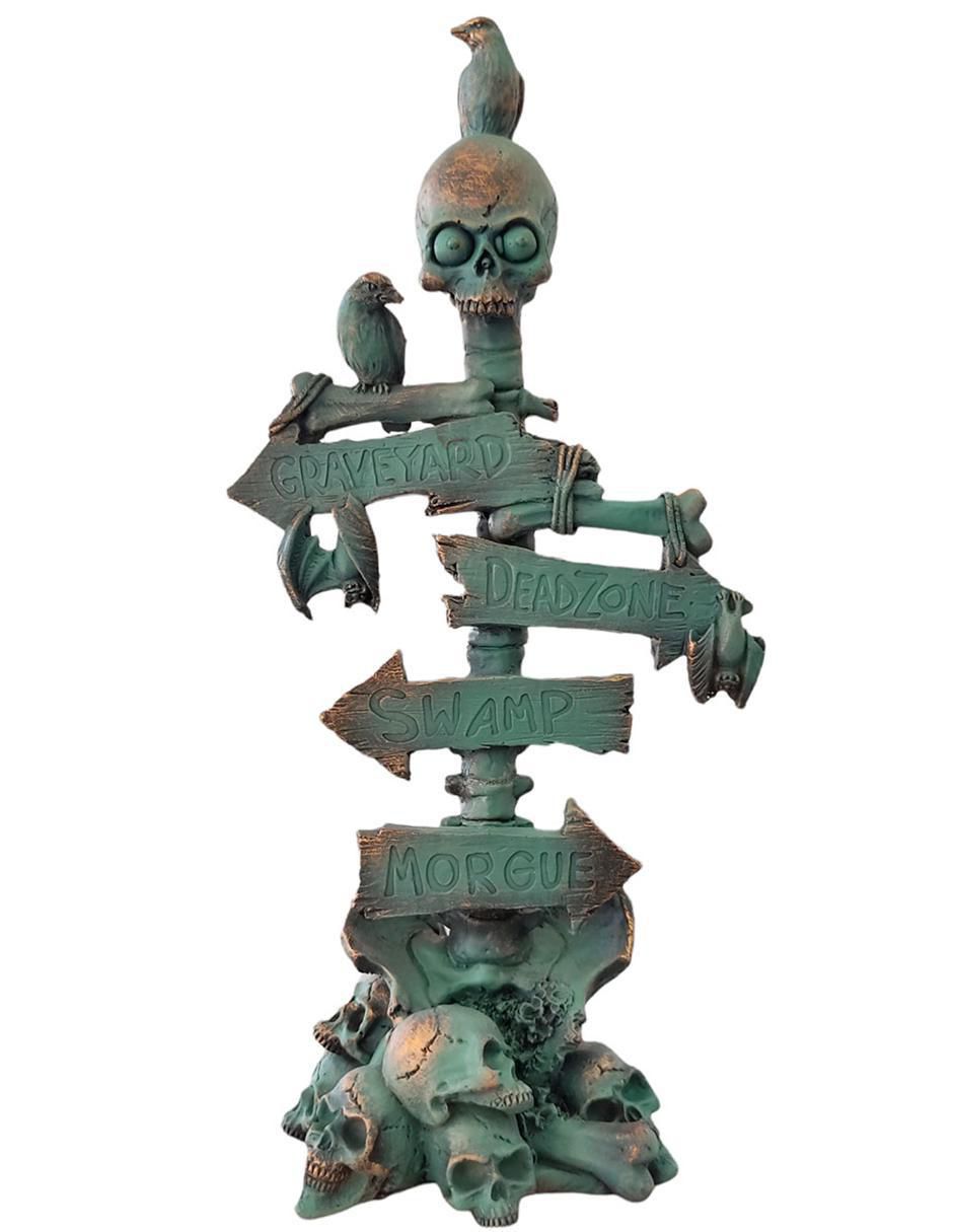 Figura decorativa con forma de cráneos Figura decorativa con forma de cráneos